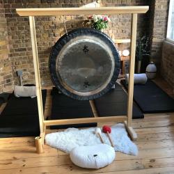 Large Wooden Gong Stand (fits up to 42" gong)