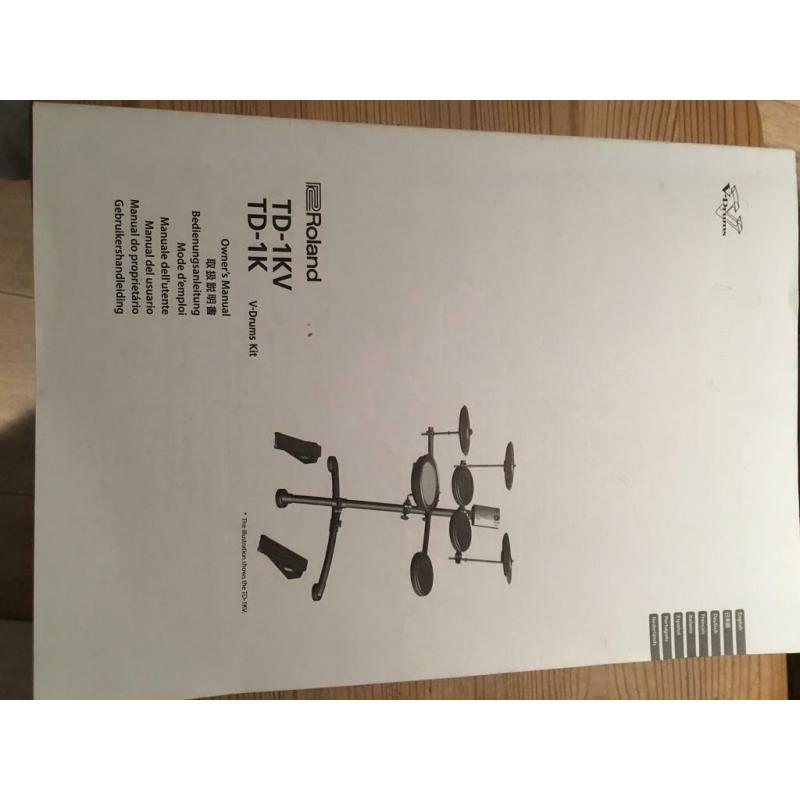 Roland TD - 1KV electric drum kit plus stool