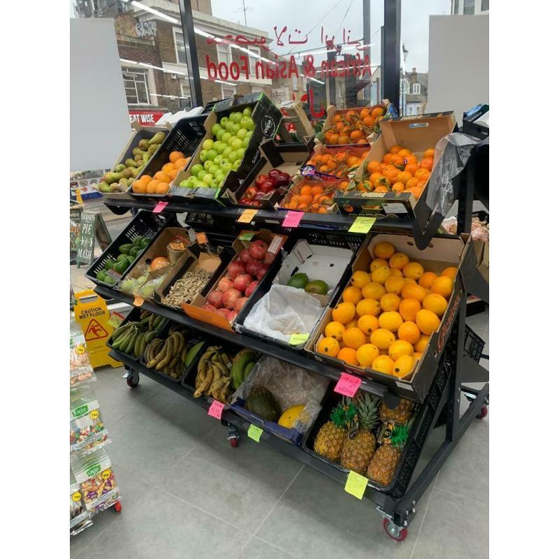 Fruit and vegetables display
