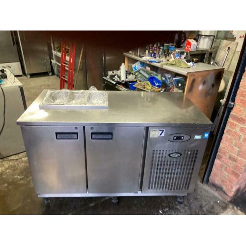 Commercial bench counter pizza fridge for pizza meat chiller jshwhw