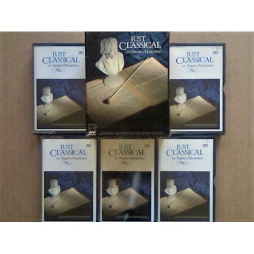 CSL V-RARE LIMITED EDITION VARIOUS COMPOSERS JUST CLASSICAL 101 POPULAR MASTERPIECES CASSETTE TAPES