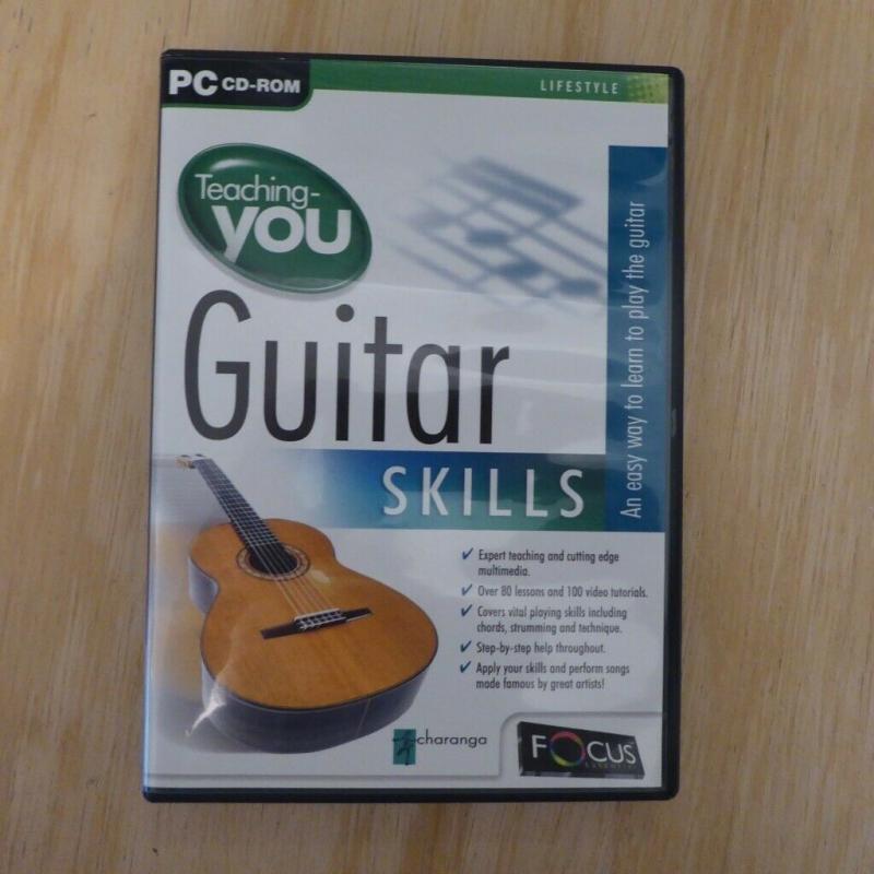 TEACHING-YOU GUITAR SKILLS PC CD-ROM