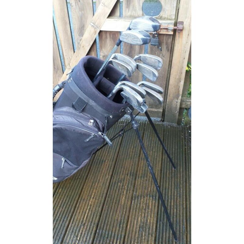 Turbo Tech Power golf clubs and matching carry bag