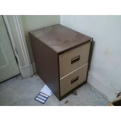 vintage all metal filing cabinet can deliver