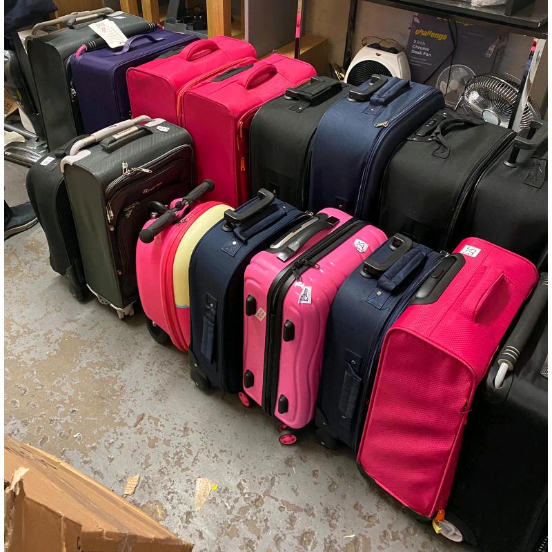 Many types Luggages including suitcases. ?10. ?15. ?20. Real Bargains