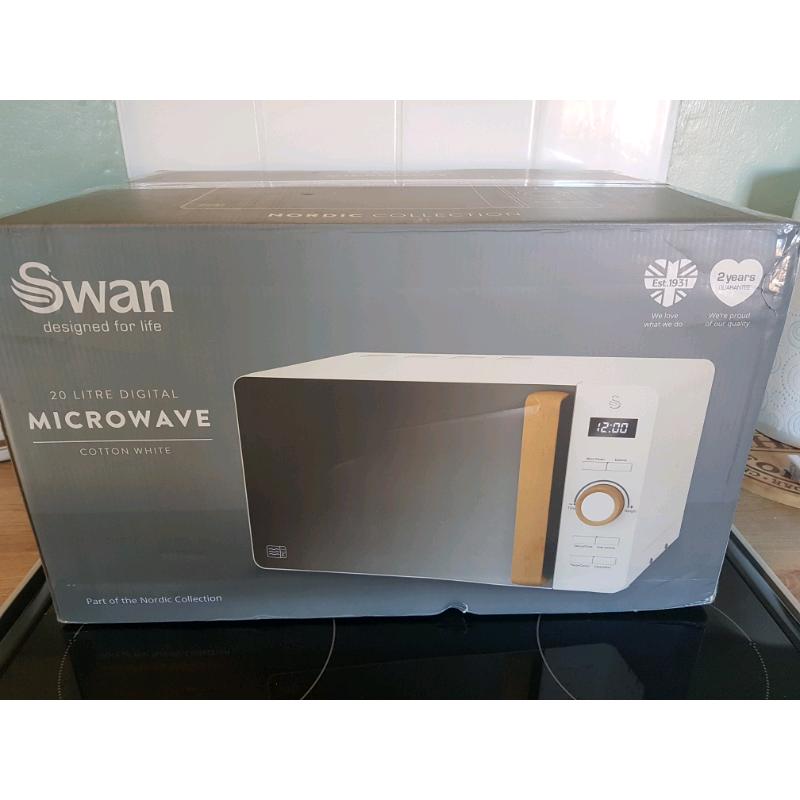 Swan nordic microwave. Bnib
