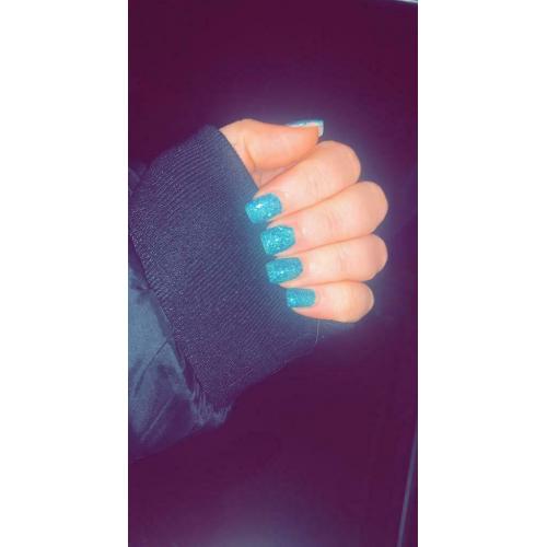 Gel and acrylic nails.