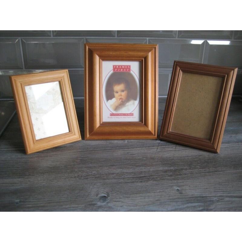 photo frames, wooden surrounds
