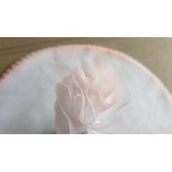 25 Yellowy Gold Trim Tulle Organza Nets for Weddings/Christening