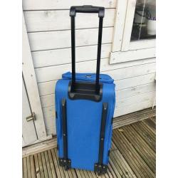 Blue Duffle Bag with Wheels