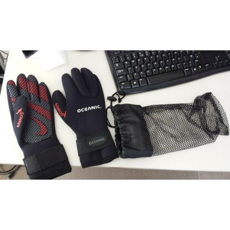 Diving Gloves - OCEANIC MAKO 5 Neoprene 5mm