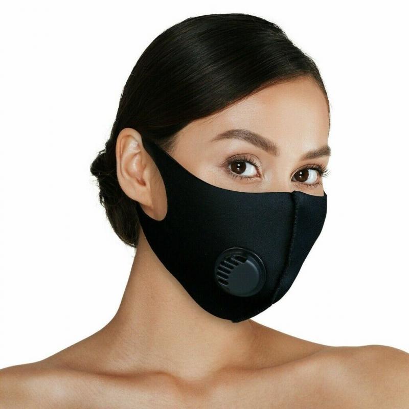 Reusable Face Mask Anti Fog For Glasses With Breathing Valve PM 2.5 100% Safe (Selling Quick!)