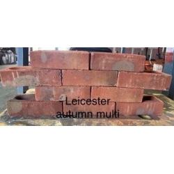 65m Ibstock Leicester Autumn multi Facing Bricks @ ?180 p/pack