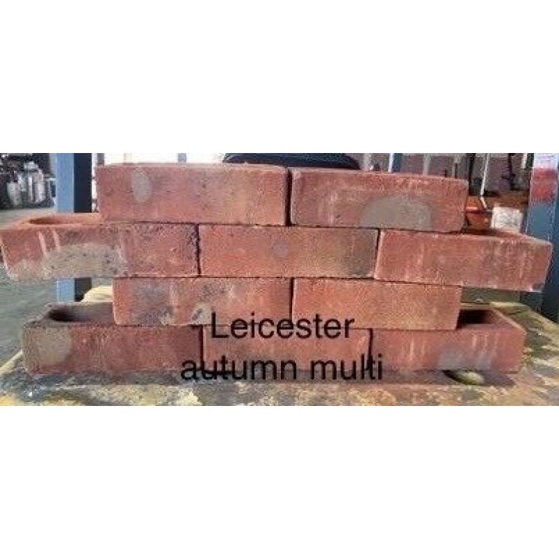 65m Ibstock Leicester Autumn multi Facing Bricks @ ?180 p/pack