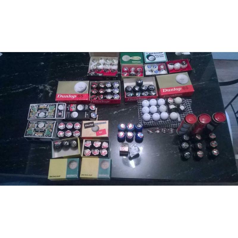 Golf balls very rare collection