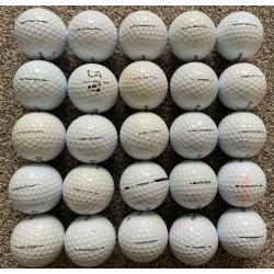 Golf balls x 25 - titleist / taylormade / callaway
