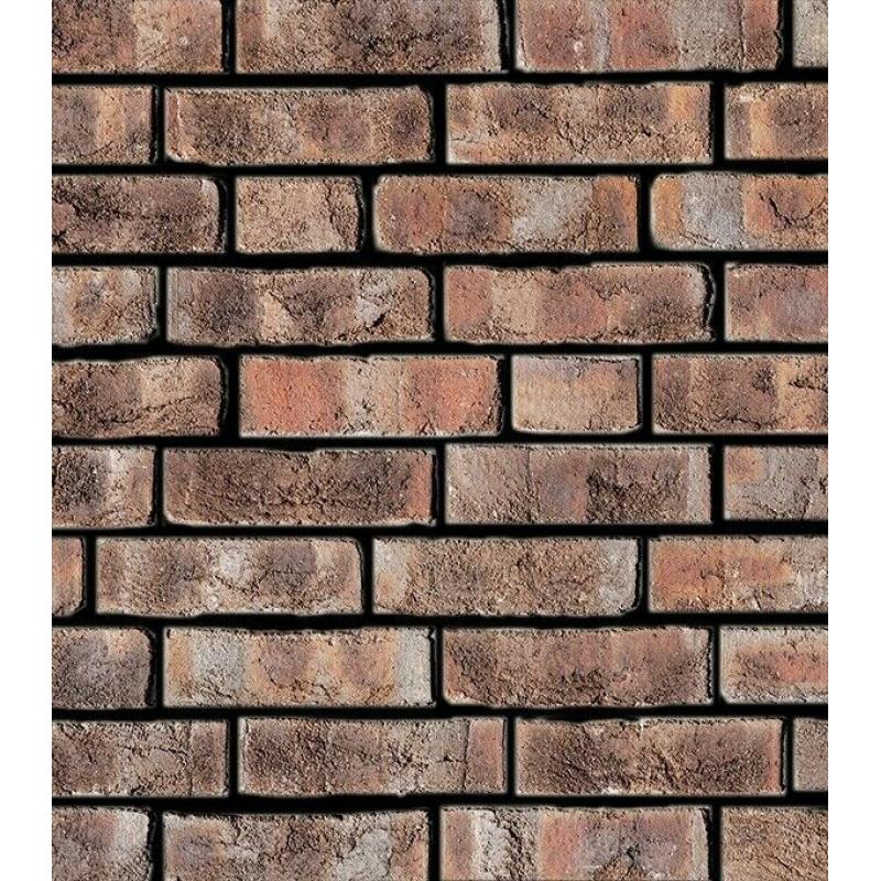 Brick tiles ANTIQUE VICTORIAN MOORBRAND Earth Brown Hand moulding RED/BROWN/YELLOW ref 618NF