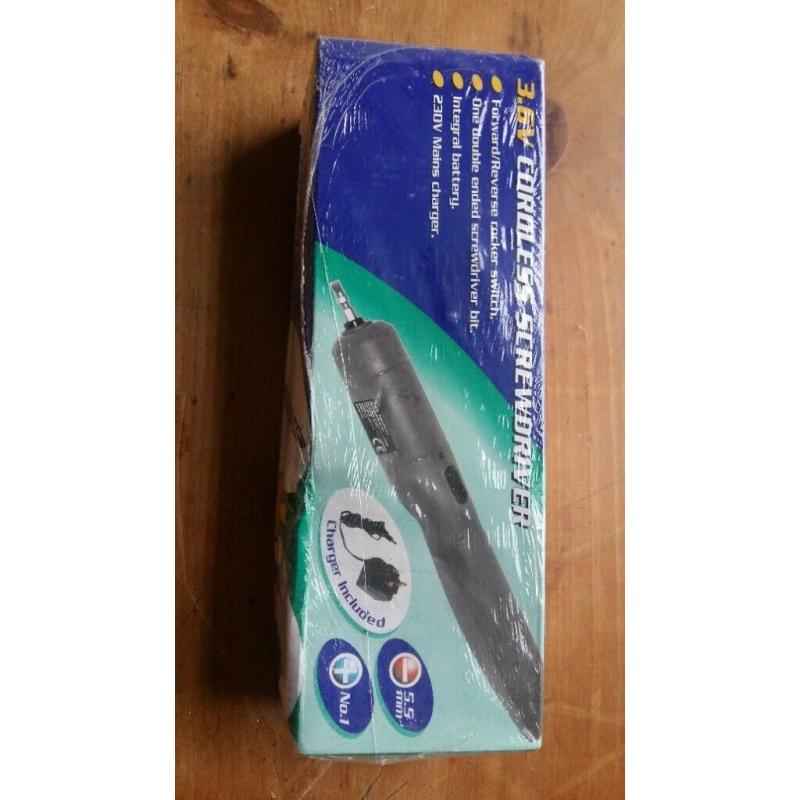 Cordless screwdriver