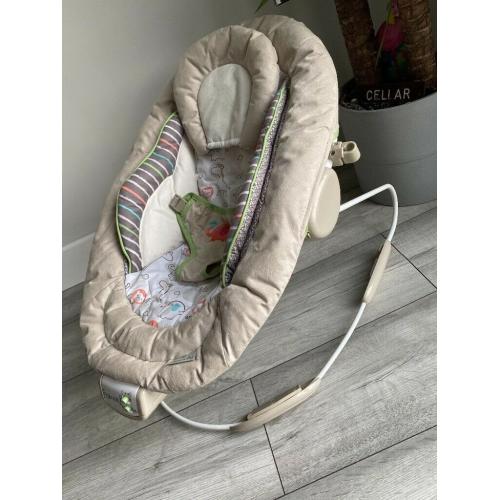 Ingenuity Cradling Baby Bouncer with music & vibrations.