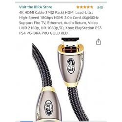 4K high speed hdmi cable brand new