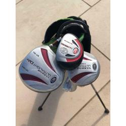 Full set of junior golf clubs
