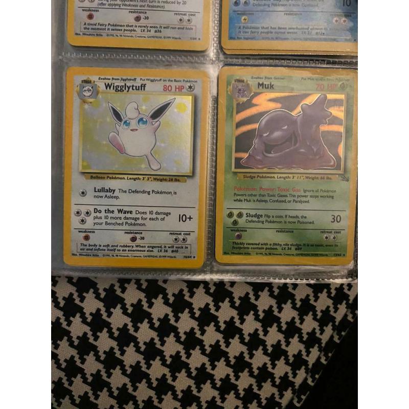 Selection of pokemon holo cards individually priced