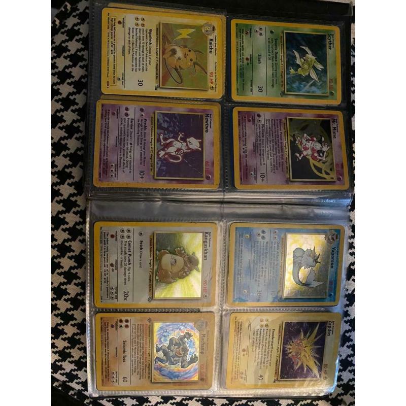 Selection of pokemon holo cards individually priced